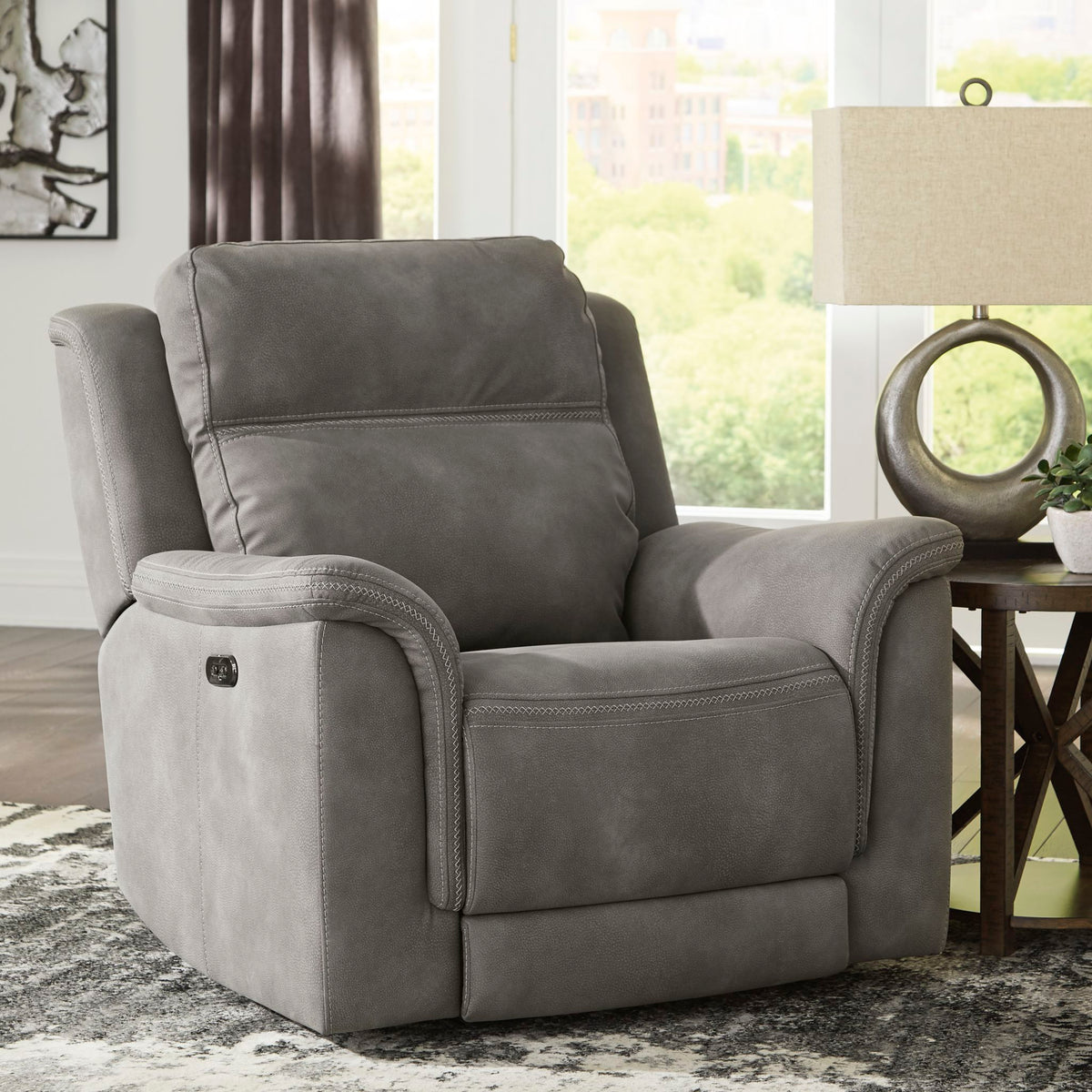 Next-Gen Power Recliner - Slate | Schwartz Furniture