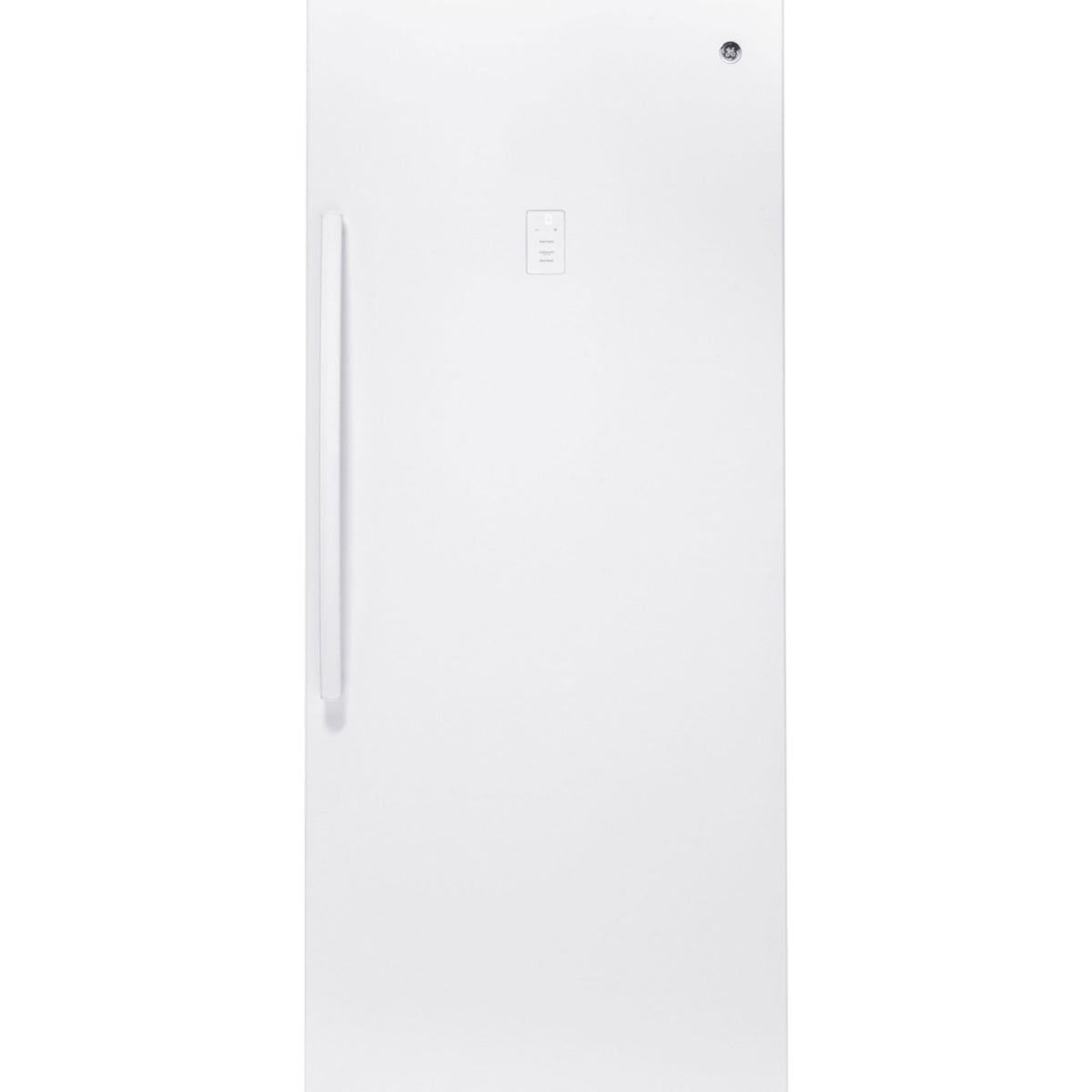 GE 21.3 Cu. Ft. Frost Free Upright Freezer White FUF21DLRWW schwartzfurniture