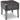 Todoe End Table - Dark Gray