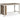 Skempton Counter Height Table - White/Light Brown - (D394-32)