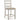 Skempton Counter Height Stool - White/Light Brown - (D394-124)